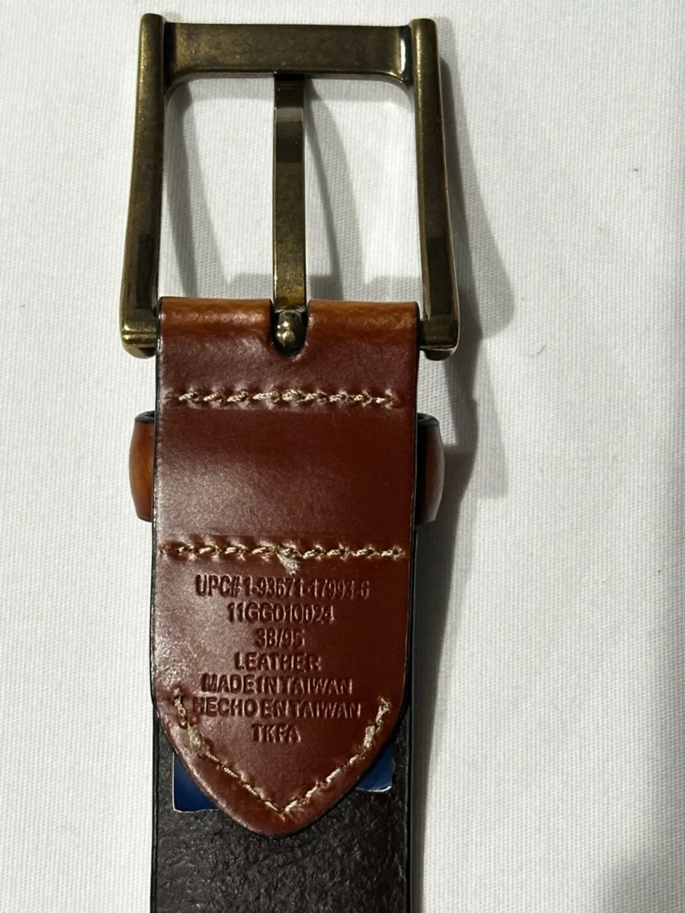 2 Mens Belts Bundle Brown Leather & Black Dress Belt Size 38 42 Classic Lot - Picture 2 of 3